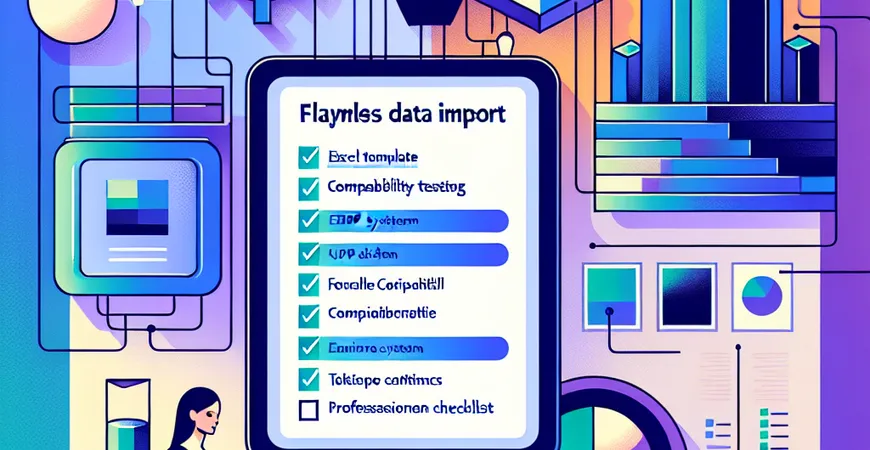  数据导入零失误：Excel模板与ERP兼容性测试清单  
